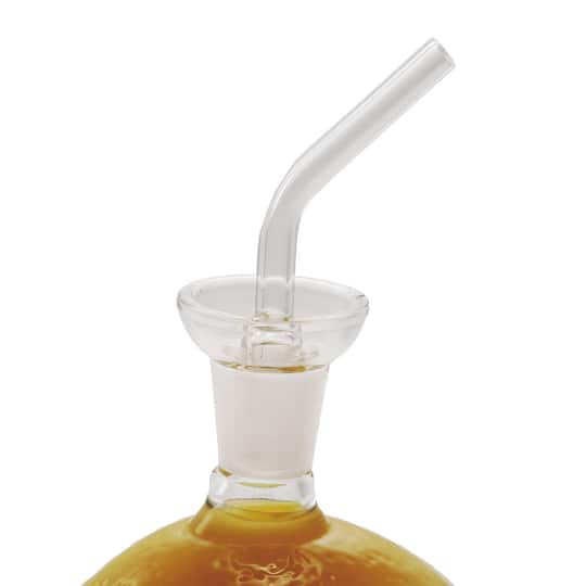 Hello Honey® 4-Ounce Glass Lemon Shaped Oil Cruet with Stopper, Yellow
